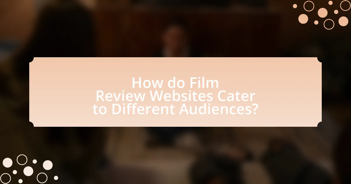 How do Film Review Websites Cater to Different Audiences?