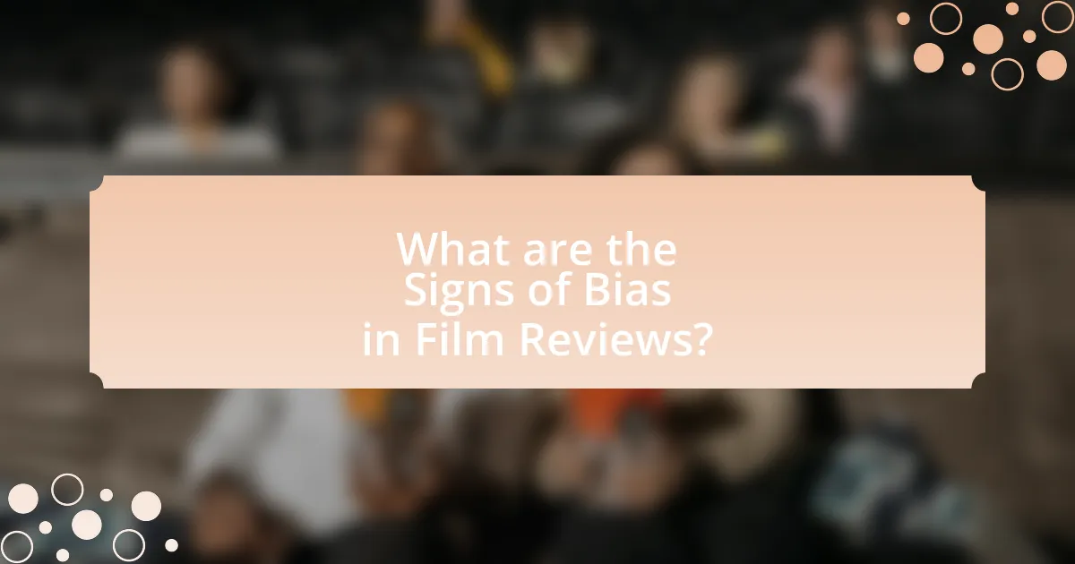 What are the Signs of Bias in Film Reviews?
