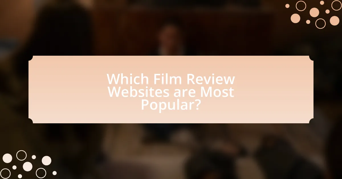 Which Film Review Websites are Most Popular?